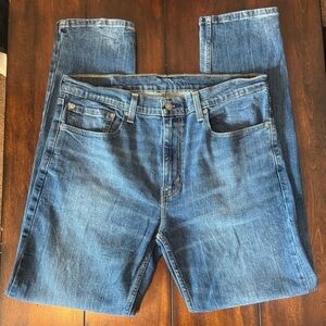 Levis’s 502 Taper Fit Classic Blue Denim Jeans 36 x 34